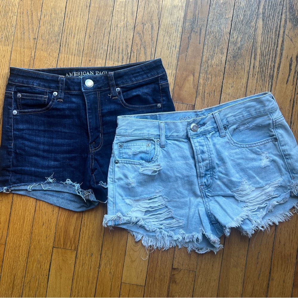 American Eagle Denim Shorts Size 6 Bundle
